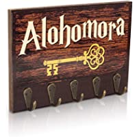 getDigital Colgador para Llaves Alohomora | Organizador Cuelga Llaves Pared con 5 Ganchos de Metal | 21x15cm